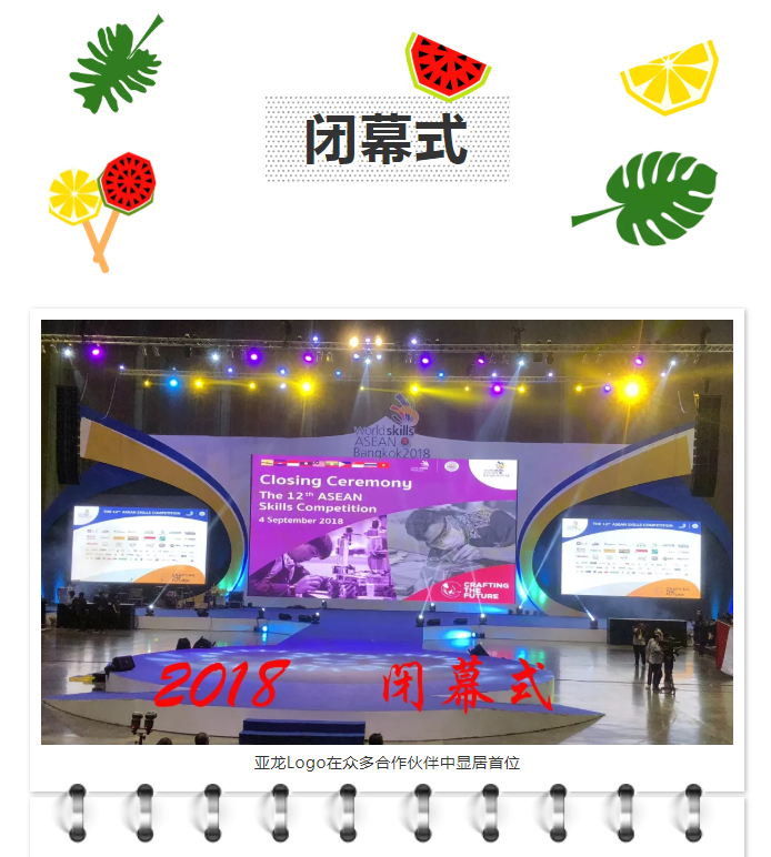 第十二屆東盟技能大賽閉幕式在泰國(guó)曼谷Impact舉行